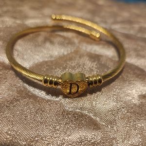 Name initial bracelet